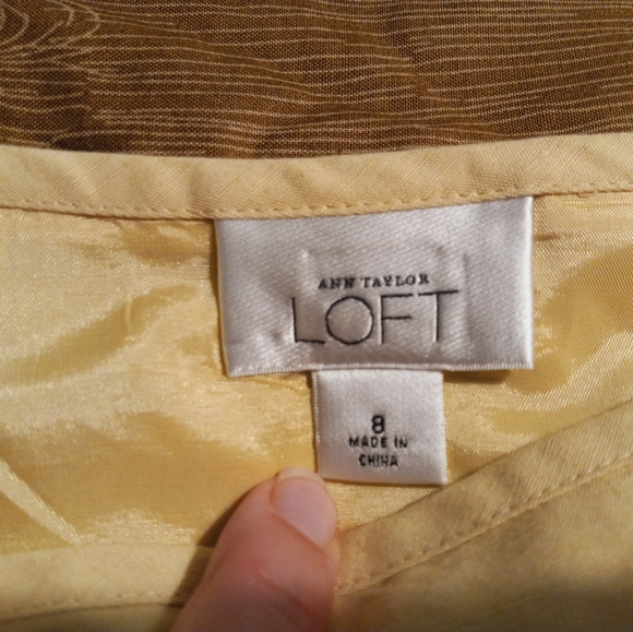 Loft A-line embroidered skirt - Picture 4 of 5